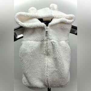 Carter's Soft White Sherpa Vest